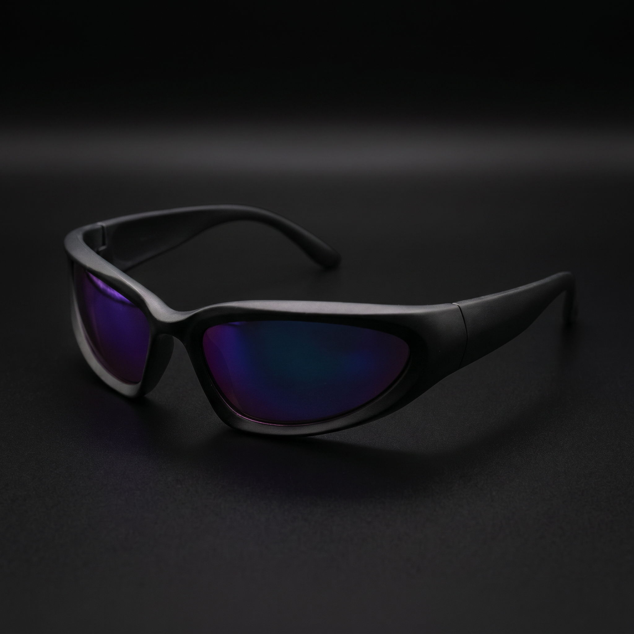 Swift Wrap Sport Sunglasses – Galaxy Mirror colorway close-up