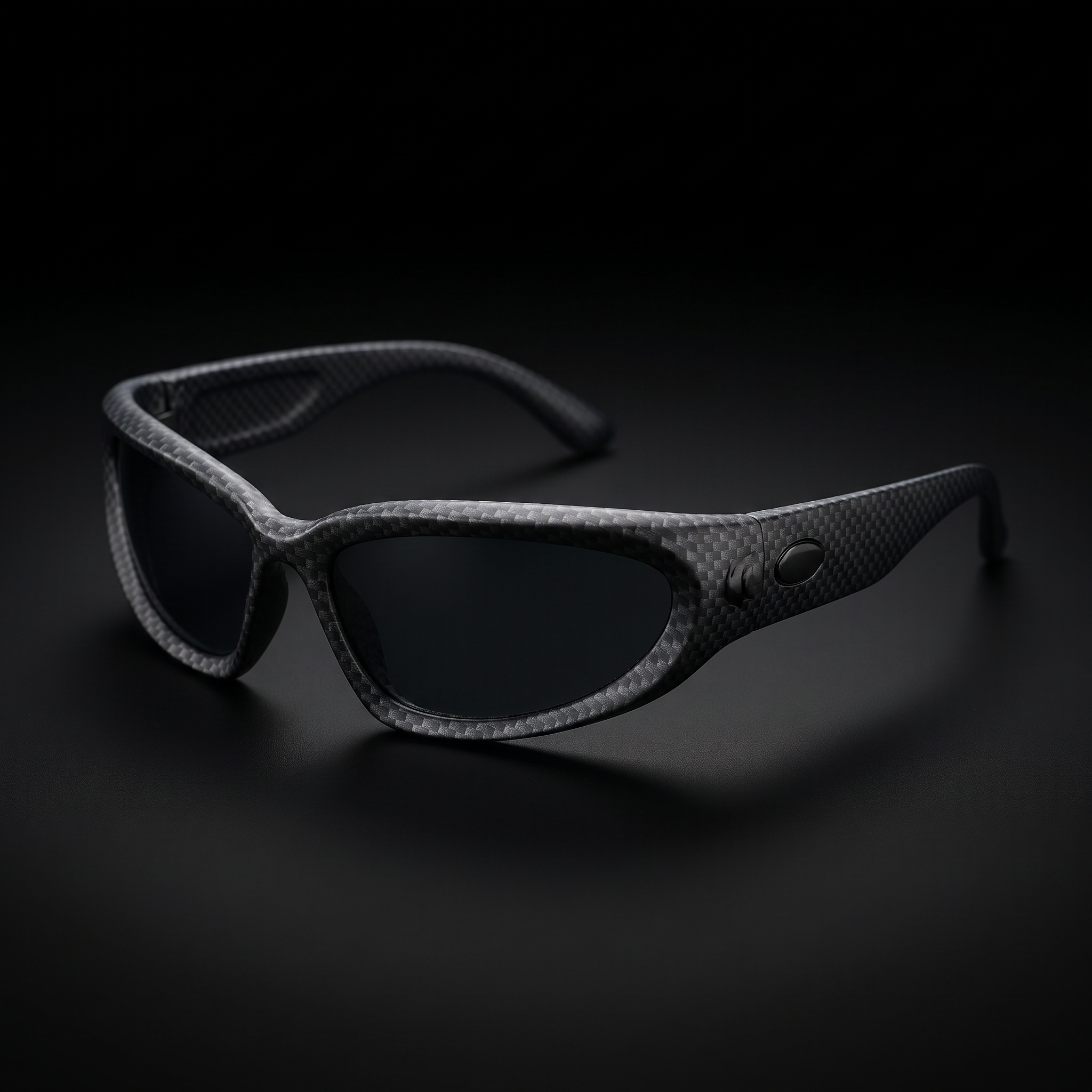 Swift Wrap Sport Sunglasses – Carbon colorway close-up
